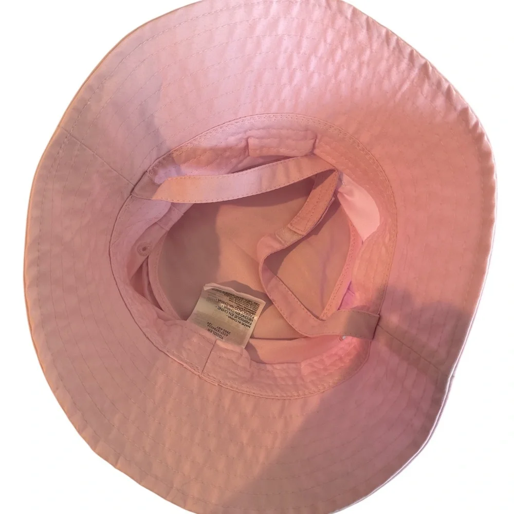 NWOT Nike Dry Toddler Girls Bucket Hat Pink White Logo 1 - 3 yo (2-4T) UPF 40+‎
